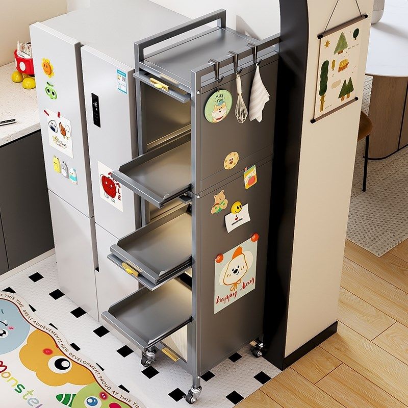 夹缝收纳柜缝隙窄边抽屉置物架厨房冰箱侧面抽拉柜超极窄缝储物柜,厨房/烹饪用具,厨房置物架/置物柜/角架,淘宝优惠券,粉丝福利购,淘宝优惠卷