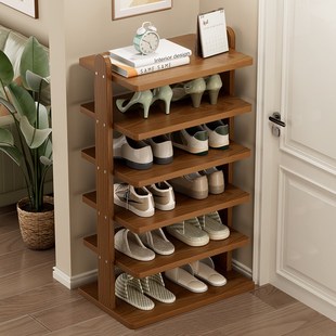 实木鞋架多层家用门口外楼道入户简易鞋柜2025新款收纳神器省空间