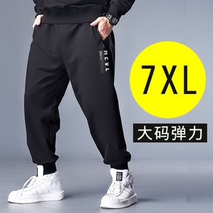 潮大码 休闲裤 加肥加大春秋季 子宽松男士 胖子4XL5XL 运动裤 胖子男装
