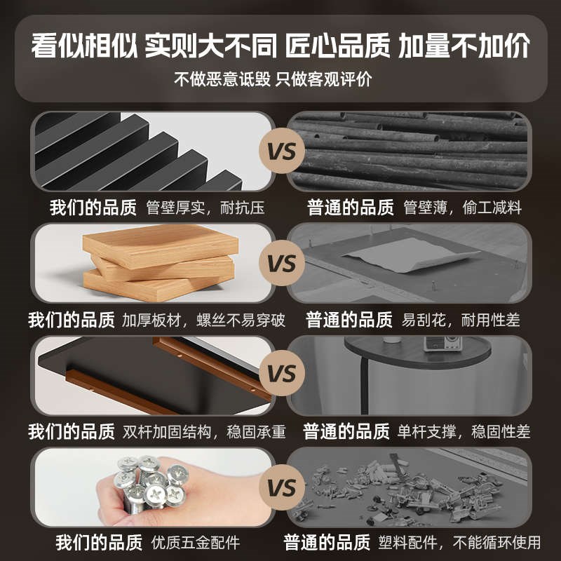 可移动小茶几小桌子家用客厅置物架中古小推车沙发边几床头侧边柜