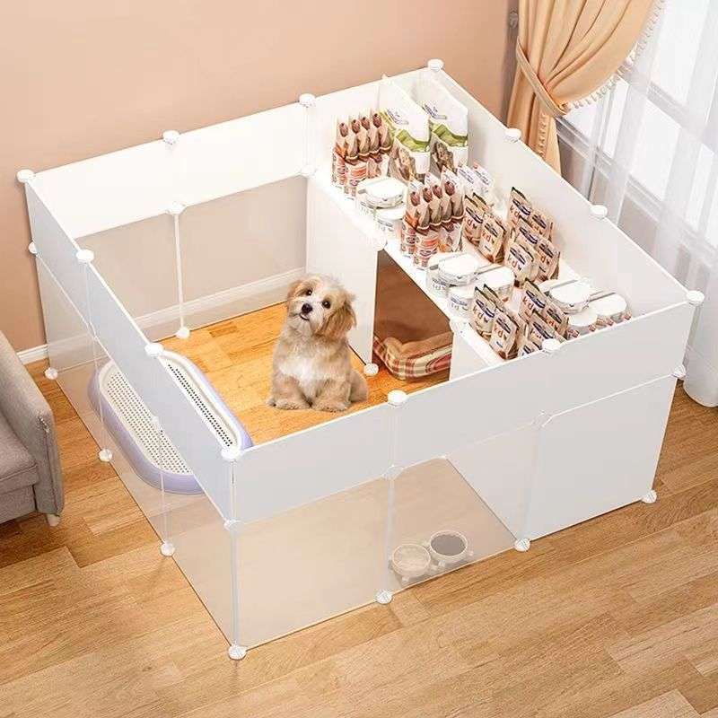 宠物围栏狗笼子中型小型犬室内狗窝带厕所狗屋宠物大型狗围栏栅栏