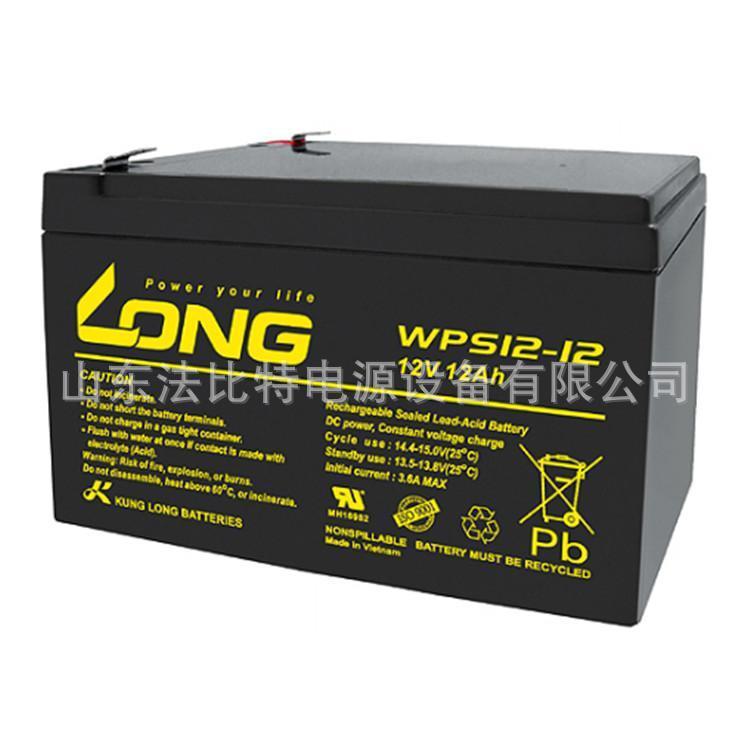 LONG广隆蓄电池WPS12-12免维护12V12Ah风能发电 质保一年