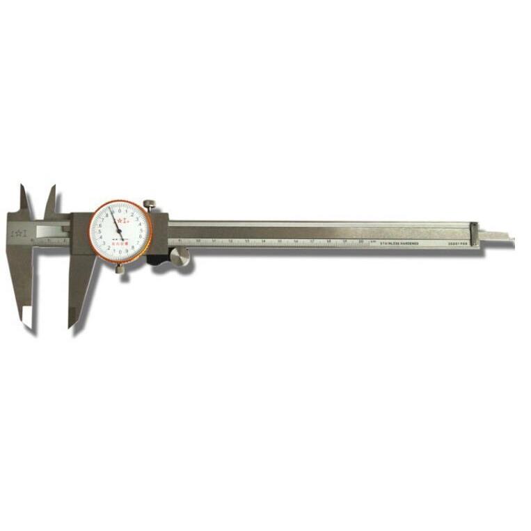 上工带表卡尺-150MM精度 0.02mm