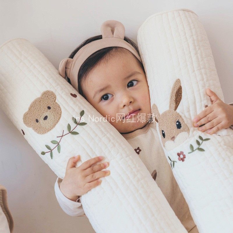 ins韩国儿童睡觉抱枕 长条靠枕圆柱枕 布艺宝宝安抚枕婴儿夹腿枕,婴童用品,床围/床靠,淘宝优惠券,粉丝福利购,淘宝优惠卷