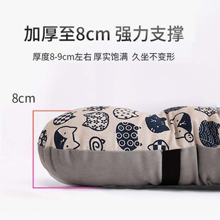 秋冬季毛绒躺椅垫子加厚冬天办公室午睡坐垫靠背一体折叠摇椅垫子