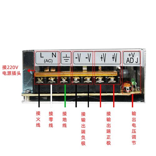 AC220V转48V24V12V5V直流DC开关电源适配器大功率变压器5A10A20A