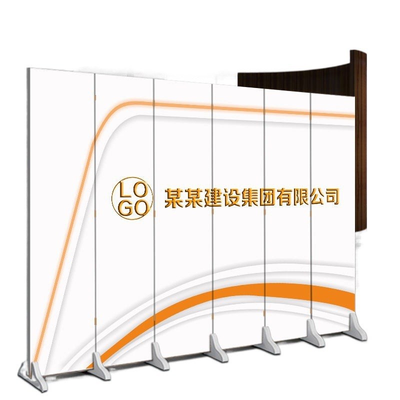 公司前台屏风隔断客厅遮挡办公入户门会议室屏风酒店折叠移动屏风
