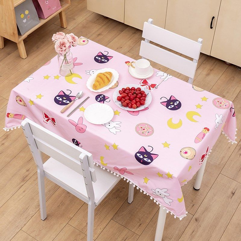 可爱少女心桌布学生网红书桌写字桌垫电脑ins风甜美布艺地摊背景,居家布艺,桌布,淘宝优惠券,粉丝福利购,淘宝优惠卷