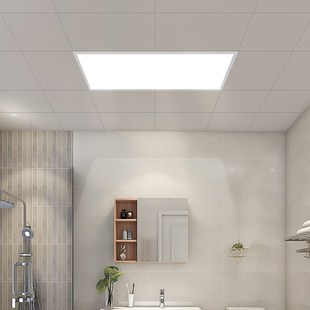 集成吊顶嵌入式吸顶灯厨卫面板灯卧室卫生间浴室铝扣板玄关过道灯