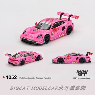 2024IMSA合金1 MINIGT霸王龙保时捷911GT3 AORacing 64车模