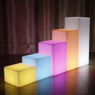 LED发光方柱灯柱户外防水庭院景观落地灯酒店展会活动婚庆引路灯