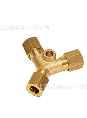 Legris乐可利 0142 04/06/08/10/12 00 固定孔的等径Y型三通接头