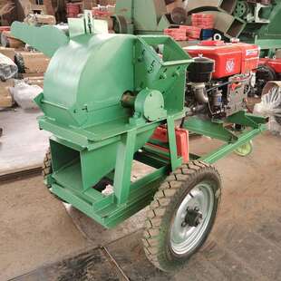 小型树枝粉碎机碎枝机 木材削片机多功能 木头树木粉碎机木片机