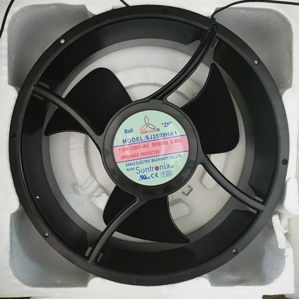 三巨SJ2509HA1 110V25489全金属工业电气柜散热风扇风机