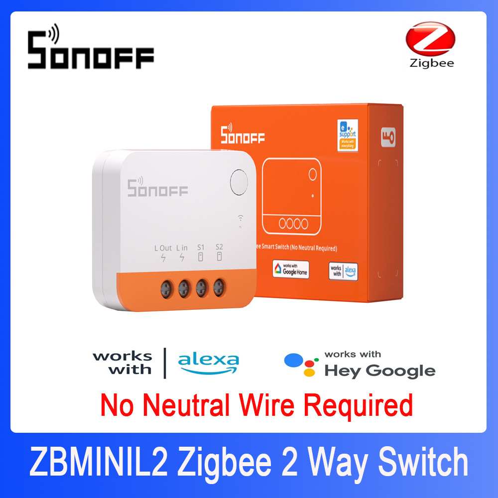 SONOFF ZBMINI L2 Zigbee单火线智能开关模块手机远程Alexa迷你款图片