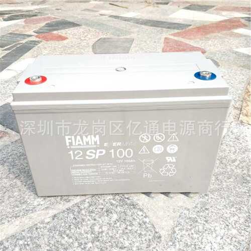 FIAMM非凡铅酸蓄电池12SP100免维护12V100Ah通讯机房 质保三年