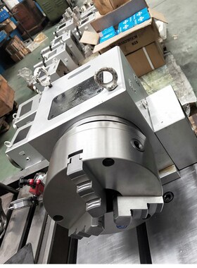 新品FK15数控分度头CNC数控分度头第四轴FK15110顶针尾座厂家直销