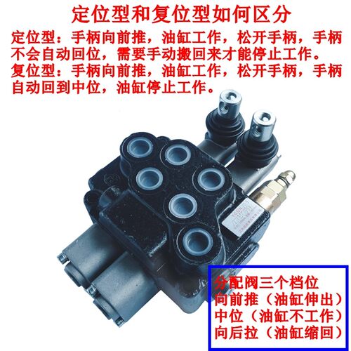 厂家直销多路阀ZD-L102 ZT-L12液压多路手动换向阀油缸马达分配器