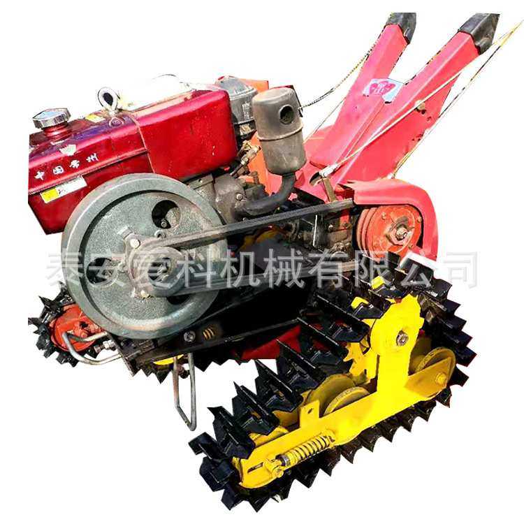 农机配件改装的抓地轮手扶拖拉机履带轮爬行链轨轮防打滑链条轮