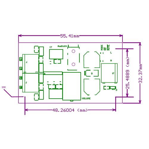PAM8406数字功放板DIY小音箱5W+5W双声道立体声D类5V功率放大模块