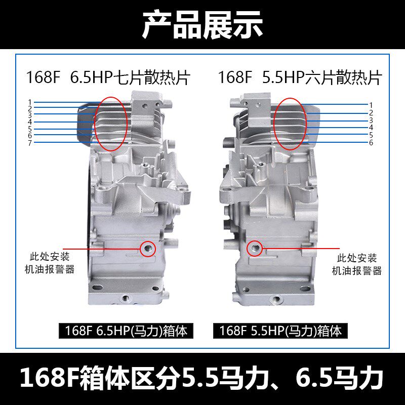 汽油发电机2-8KW箱体水泵机152F168F170F173F188F190F192机体机壳