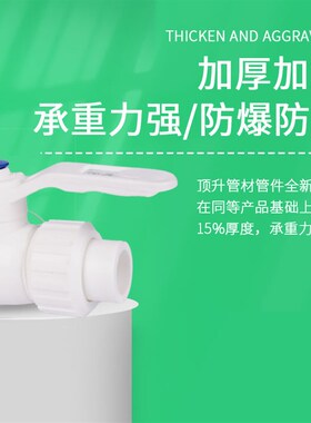 PPR大流量双活接全塑球阀开关 4分6分自来水管接头配件ppr阀门