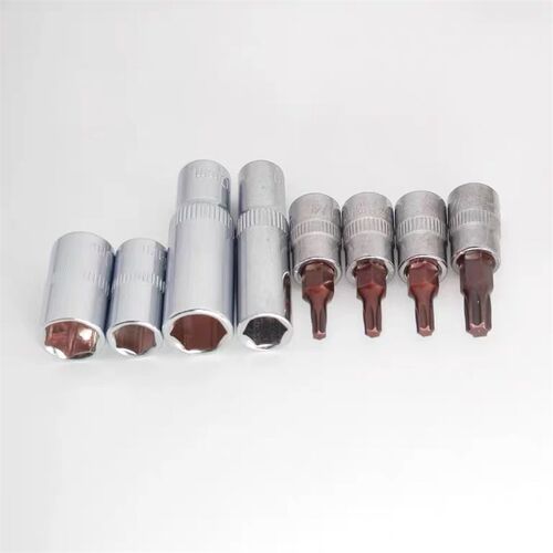 1/41/4吋套筒扳手易丢8件套1/4吋套筒扳手旋具套筒批头T20 T25 T3