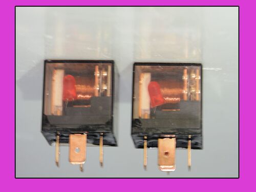 火星人汽车12V24V继电器纯铜四脚五脚汽车继电器双脚点带灯继电器