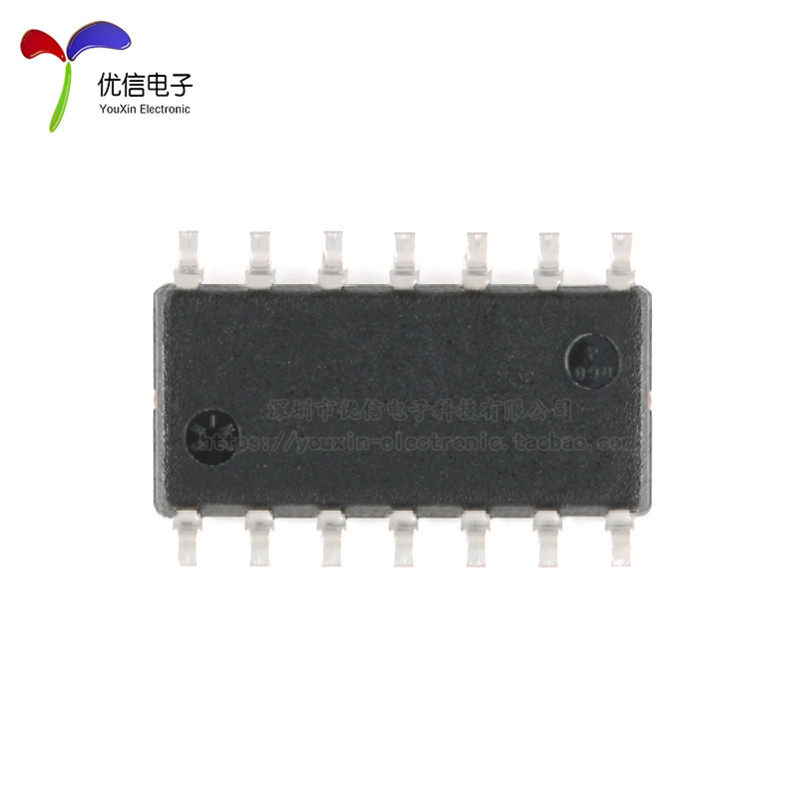 原装正品 74HC08D,653 SOIC-14 四路2输入与门 贴片逻辑芯片