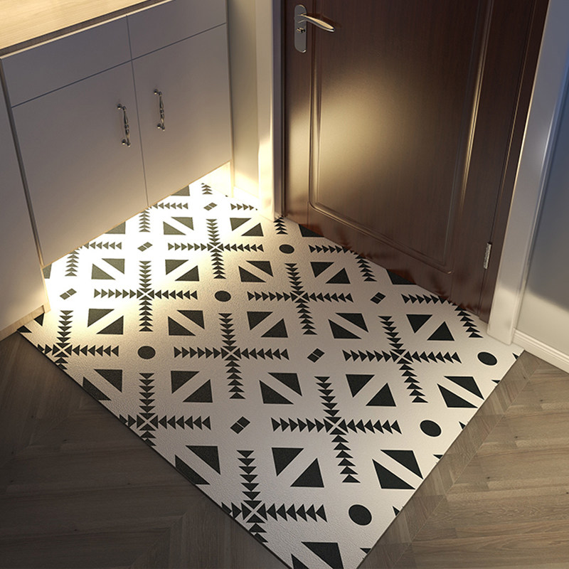 氛围感皮革入户门地垫免洗可裁剪进门垫子玄关脚垫大门口pvc地毯,居家布艺,家用脚垫,淘宝优惠券,粉丝福利购,淘宝优惠卷