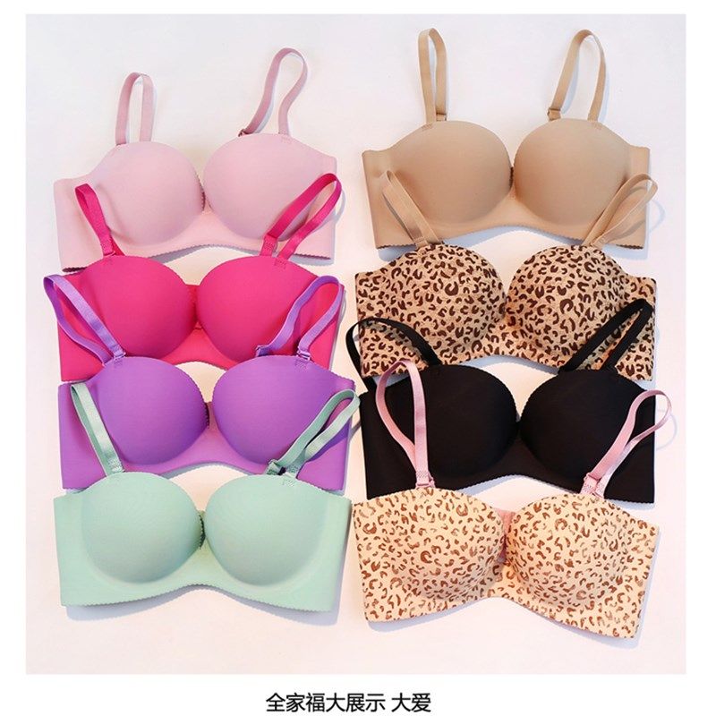 无痕半杯手掌纹内l衣文胸二分之一杯文胸内衣文胸小胸文胸 厚模杯