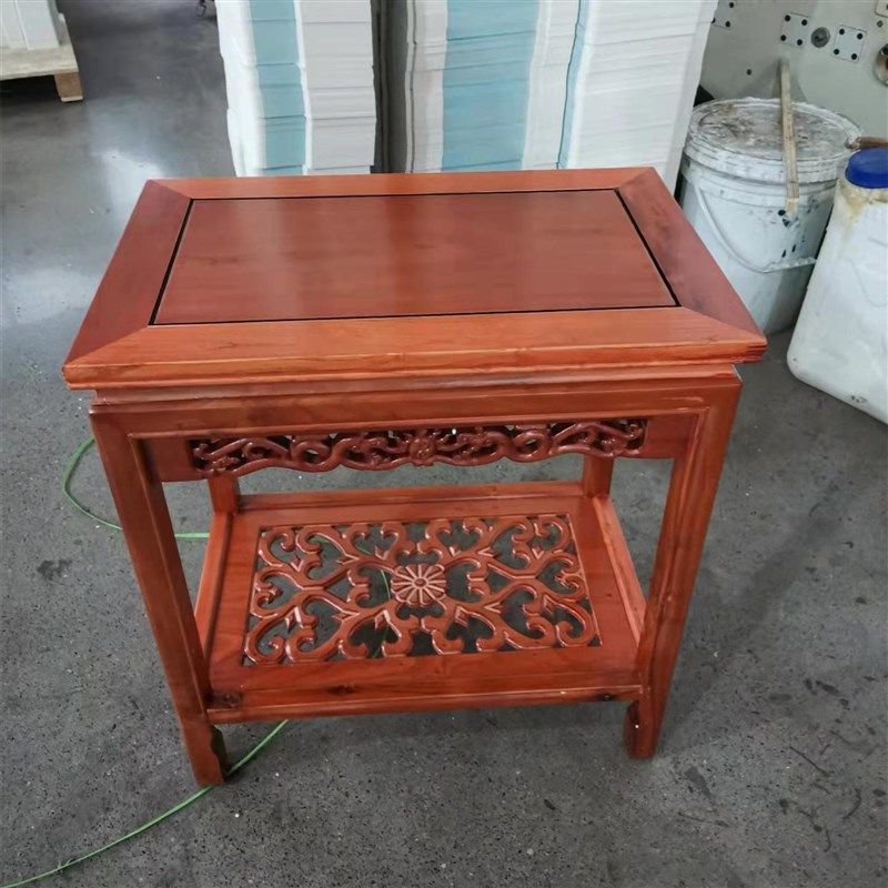 花架实木承重盆景架客厅鱼缸架子奇石桌工艺品底座T木质中式置物