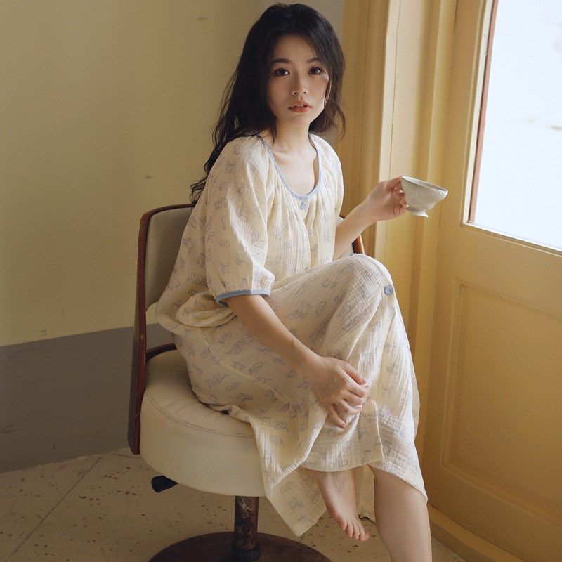 产妇待产裙夏季薄款纯棉纱布喂奶哺乳月子服带胸垫防走光孕妇睡裙,孕妇装/孕产妇用品/营养,哺乳衣/月子服,淘宝优惠券,粉丝福利购,淘宝优惠卷