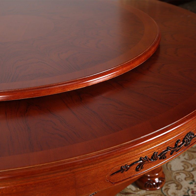 电动大圆桌 豪华大圆形餐桌 电动旋转餐桌 电动圆桌 餐桌自动转盘