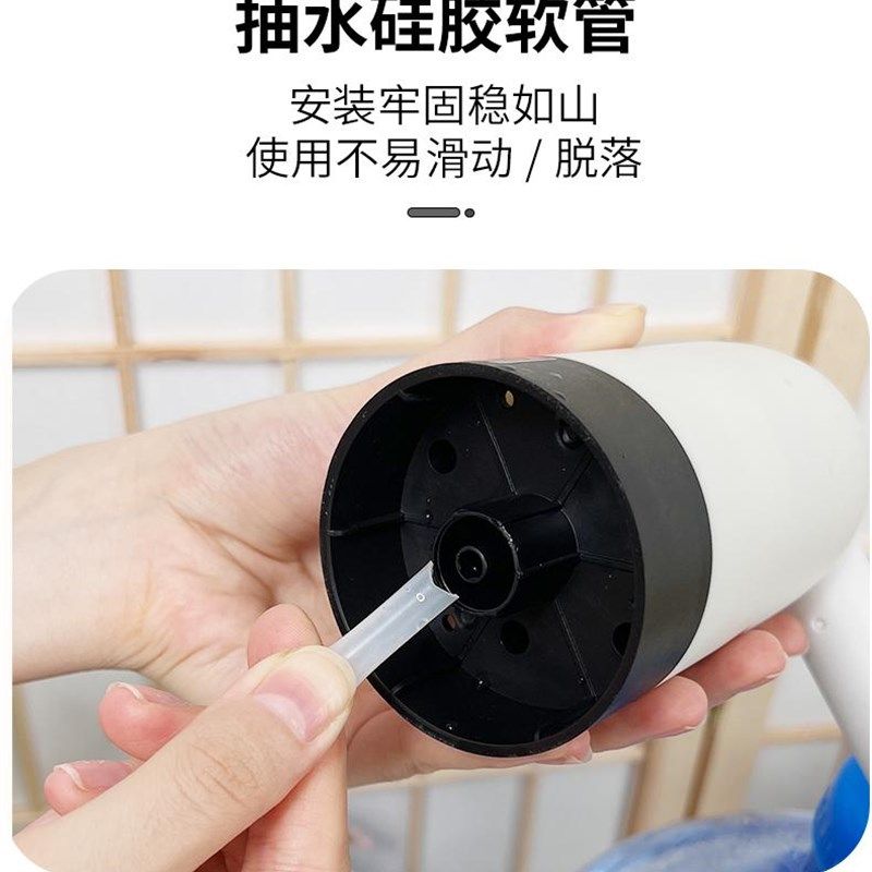 桶装水智能电动抽水器无线饮水机纯净水矿泉水充电式取水器家用xj