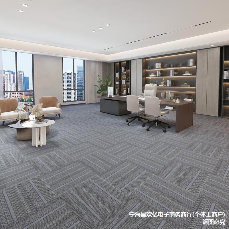 办公室地毯拼接方块地毯加厚商用地毯会议室地毯台球厅水泥地面毯