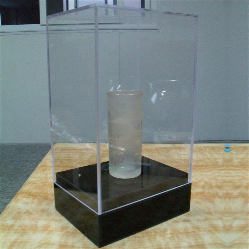 定制亚克力收纳展示q盒 有机玻璃透明防尘罩加厚底座