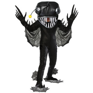 万圣节狂欢节舞台表演演出成人儿童深远海M动物琵琶鱼怪兽恶魔服