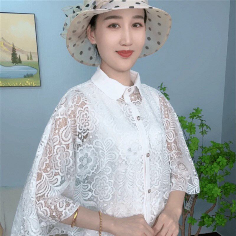 2025新款时尚j仙气亲肤蕾丝花边斗篷显瘦遮肉飘逸女士披肩时尚百