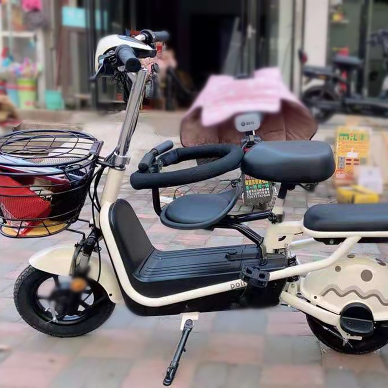 现货亲子电动车前置座椅围栏宝宝座椅护栏儿童前置座椅婴儿安全可