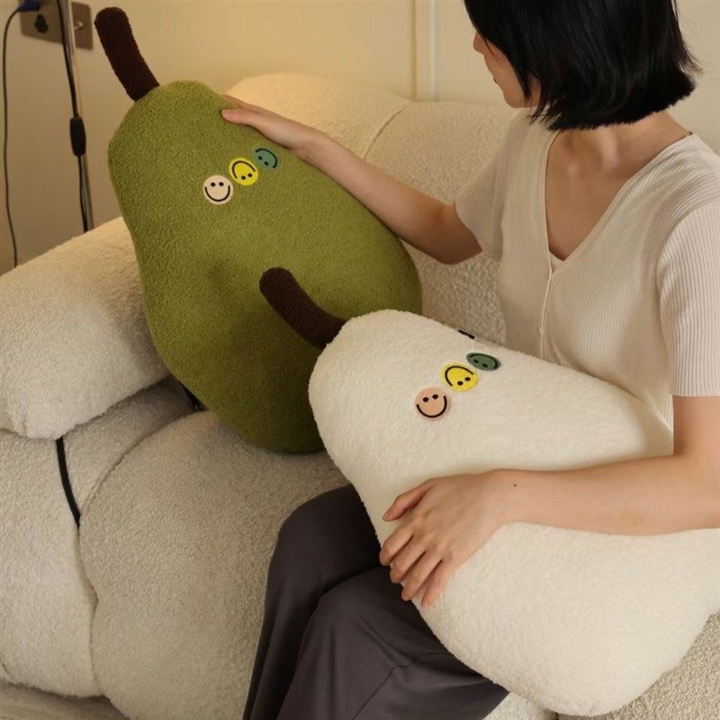 2024新品 ins风艺术大梨头沙发抱枕靠垫靠背样板间靠枕抱枕套含芯,居家布艺,靠垫/抱枕,淘宝优惠券,粉丝福利购,淘宝优惠卷