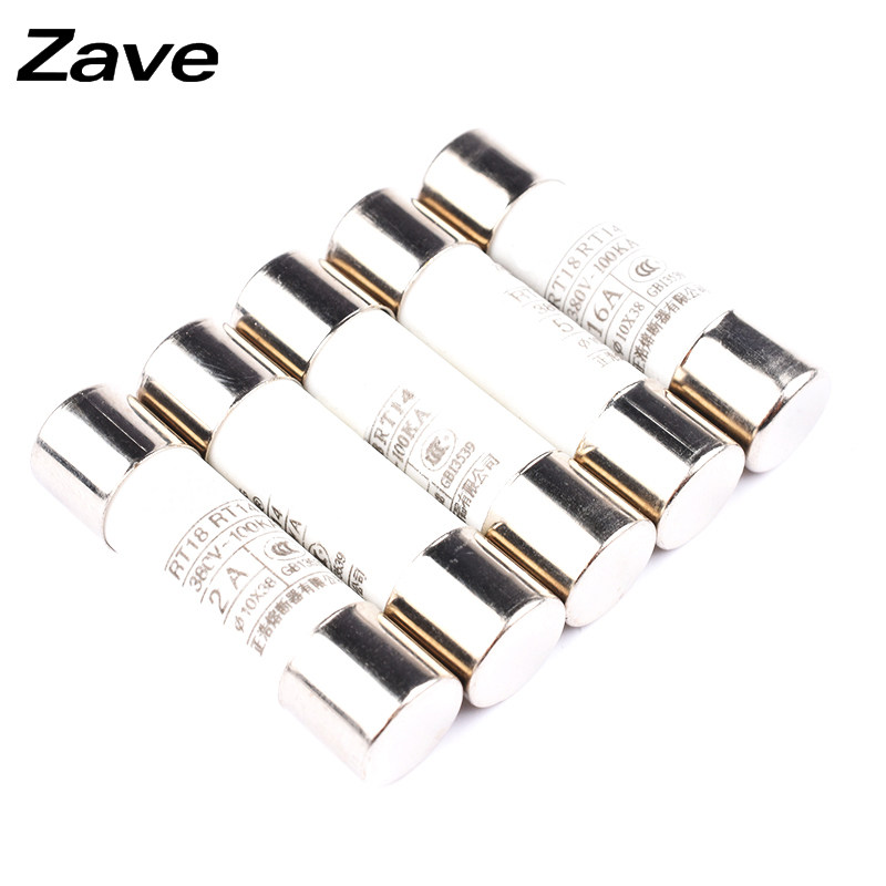 R015熔断器RO15/RT18 1A2A5A10A16A20A25A32A陶瓷保险丝管10*38mm
