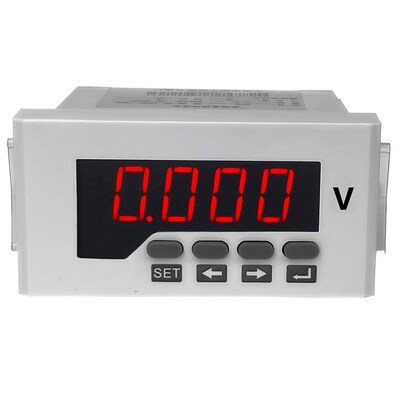 交直流电压表单相数显1-2报警RS485通讯AC0-450v DC0-110v0-600v