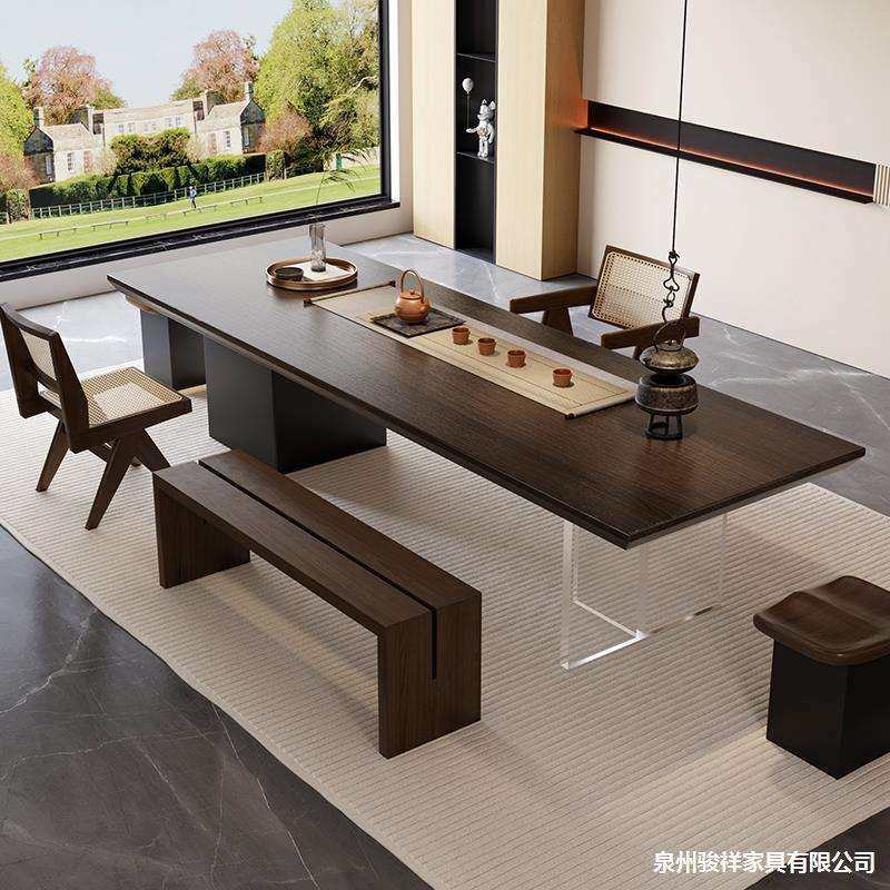 实木大板茶桌椅组合客厅家用功夫泡茶桌子茶台办公室现代简约茶桌,鲜花速递/花卉仿真/绿植园艺,割草机/草坪机,淘宝优惠券,粉丝福利购,淘宝优惠卷