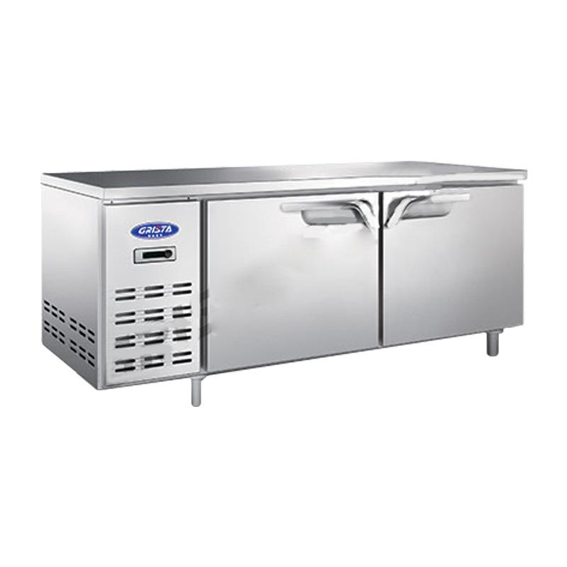 星星商用冷藏工作台TZ400L2格林斯达厨房靠背操作台卧式冷冻冰柜