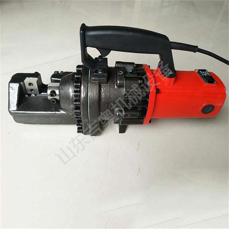 便携式电动钢筋切断机 便携式钢筋套丝机 钢筋矫直切断机