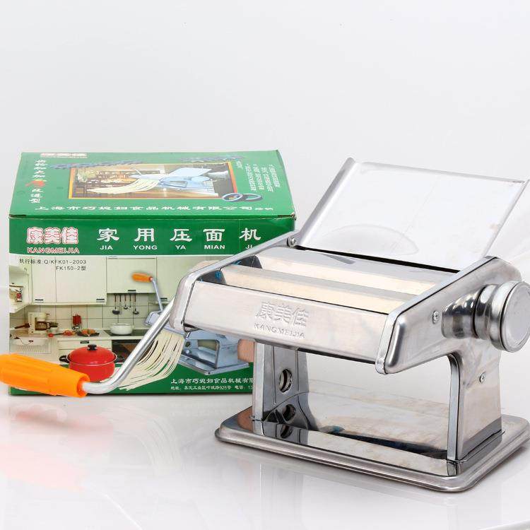 noodle maker 手动压面机不锈钢面条机家用手摇切面皮压面皮机