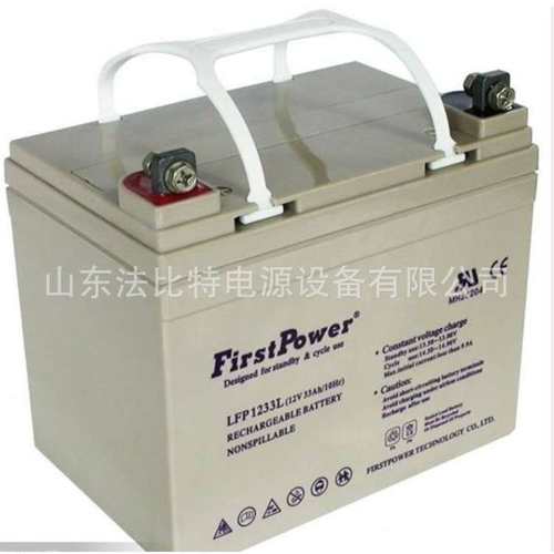 FirstPower一电铅酸蓄电池LFP1233L免维护12V33Ah质保一年 含税运