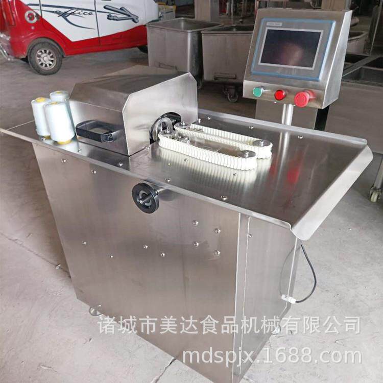 腊肠打结机香肠扎线机 商用设备绕绑绳机器 全自动枣肠扎线设备