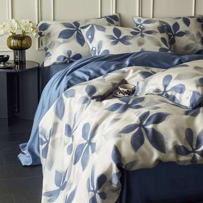 60支兰精天丝印花四件套夏季凉爽床单丝滑莱赛尔纤维冰丝裸睡床品